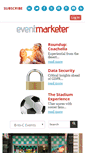 Mobile Screenshot of eventmarketer.com