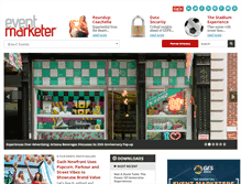 Tablet Screenshot of eventmarketer.com